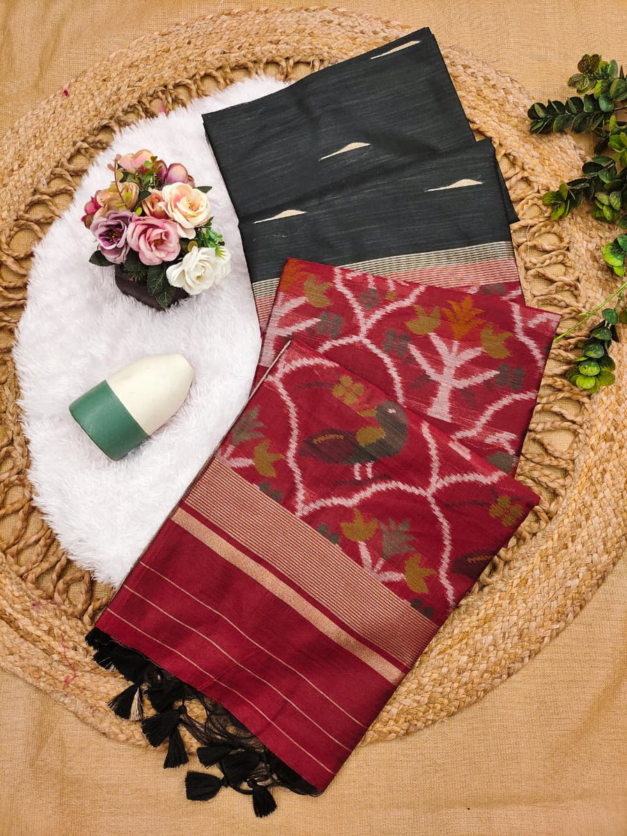 khadi silk saree