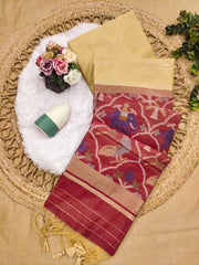 khadi silk saree