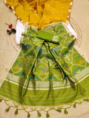khadi silk saree