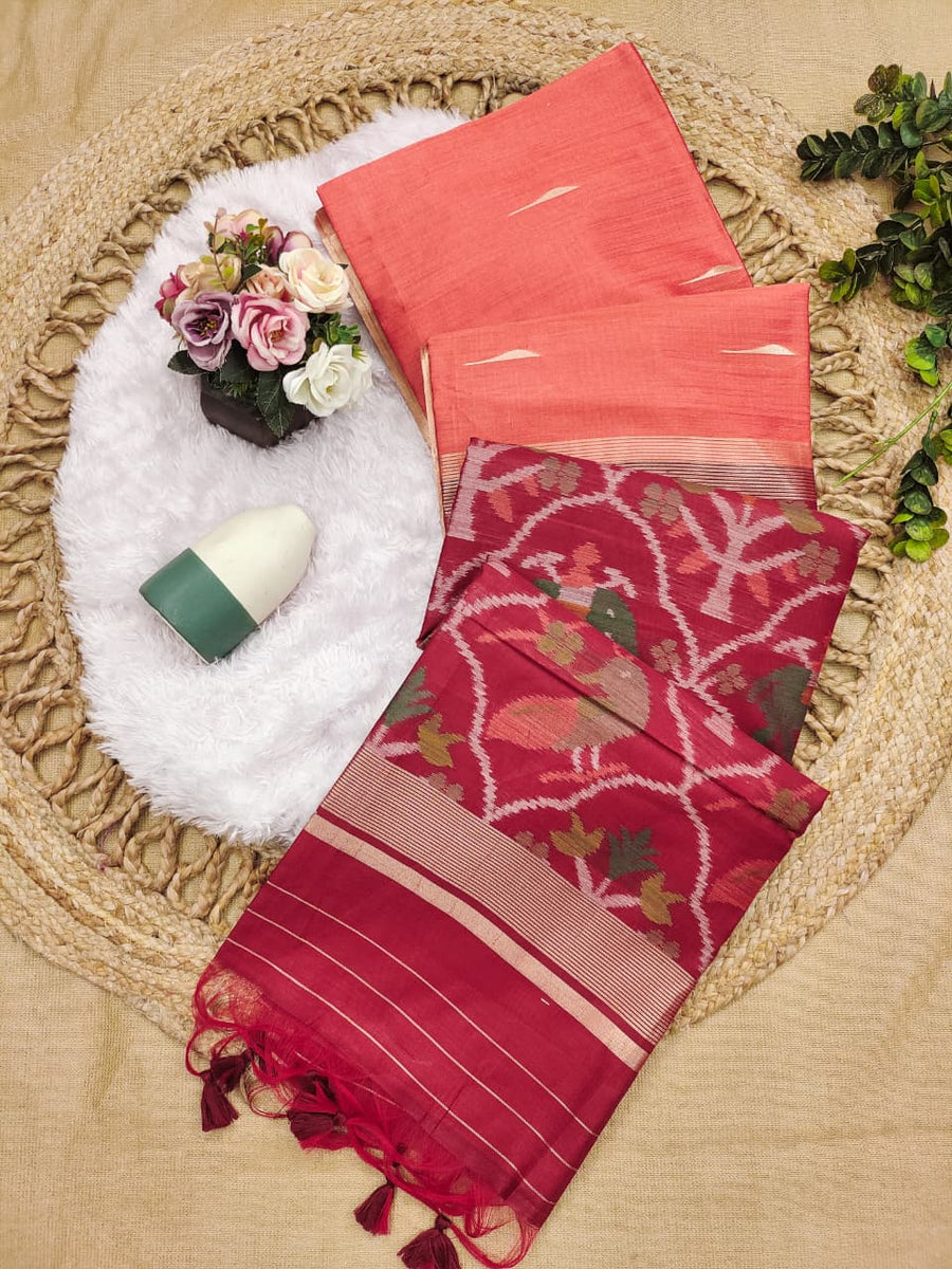 khadi silk saree