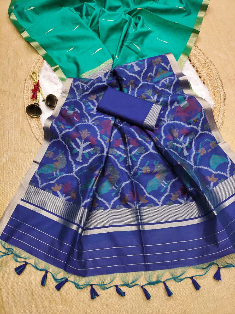 khadi silk saree