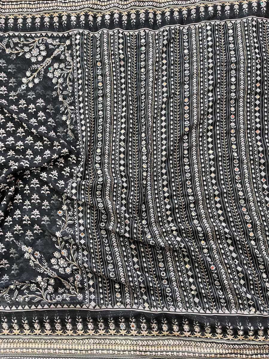 Georgette saree