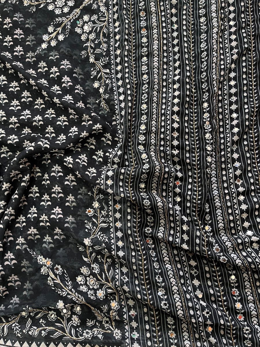 Georgette saree