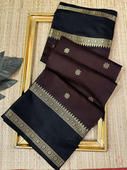 Gadwal semi-soft silk saree