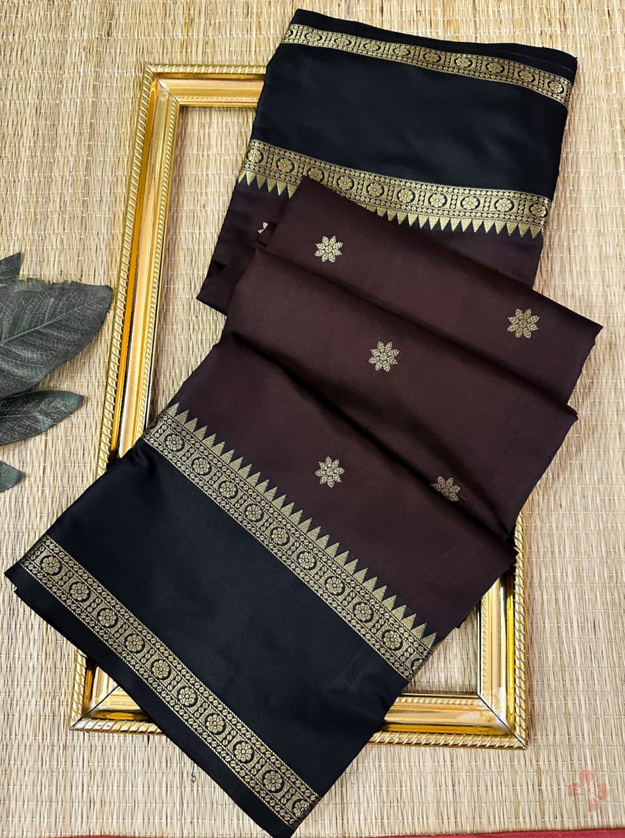 Gadwal semi-soft silk saree