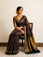Gadwal semi-soft silk saree