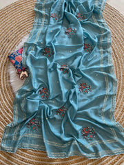 Star georgette saree
