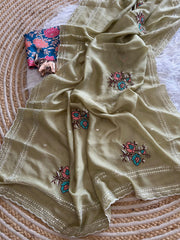 Star georgette saree
