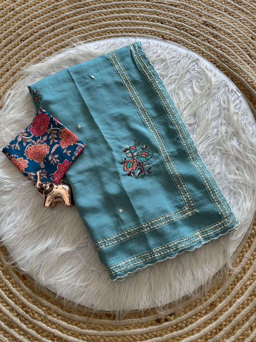 Star georgette saree
