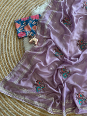 Star georgette saree