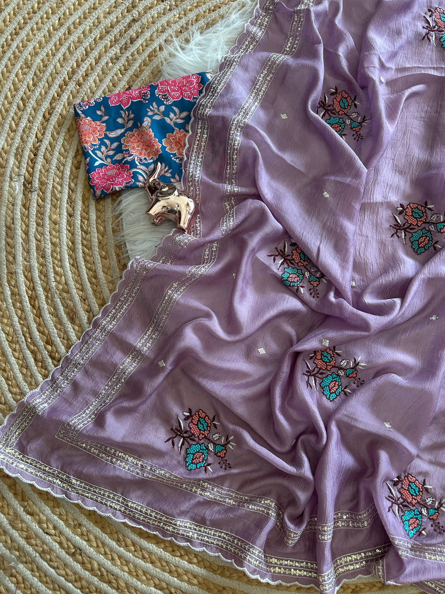 Star georgette saree