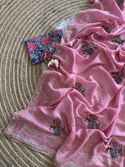 Star georgette saree