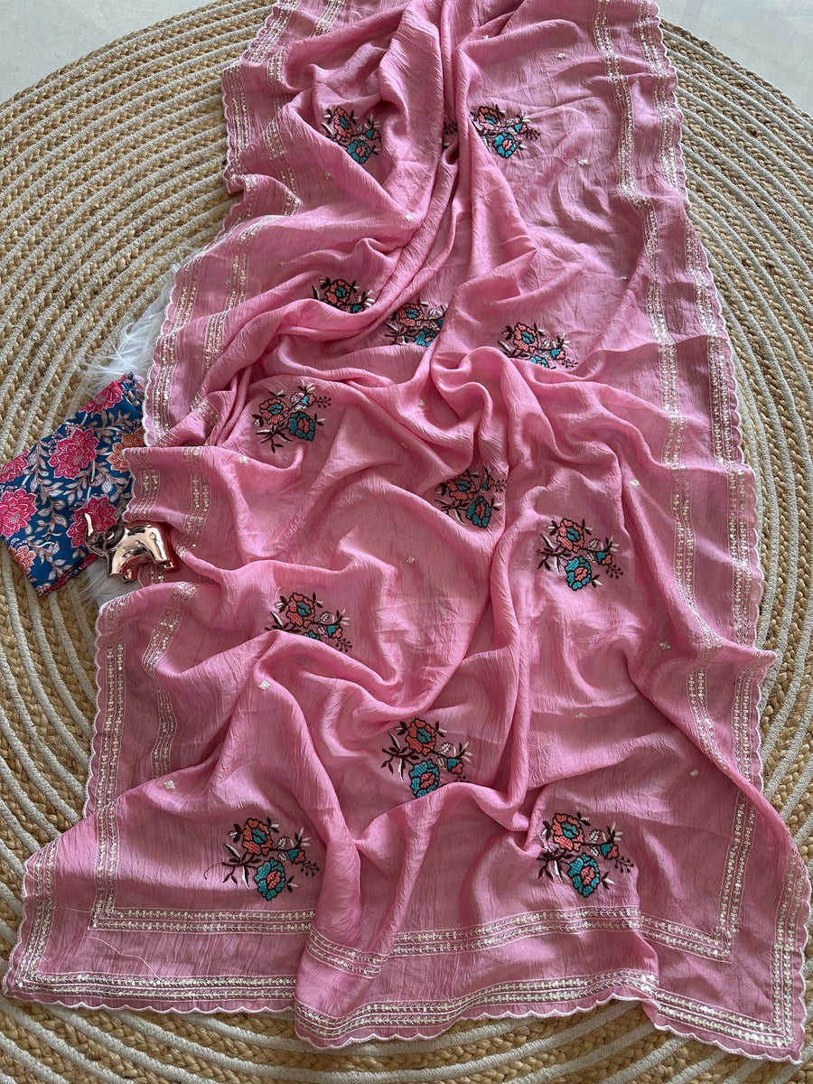 Star georgette saree