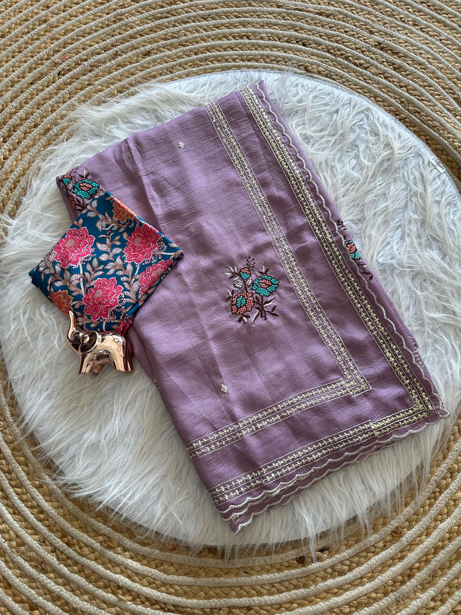 Star georgette saree