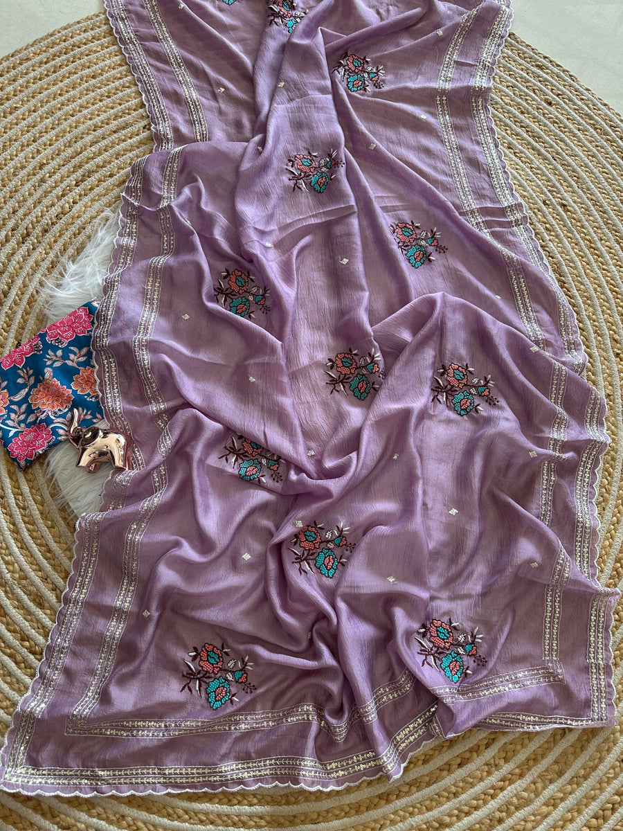 Star georgette saree