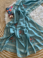 Star georgette saree