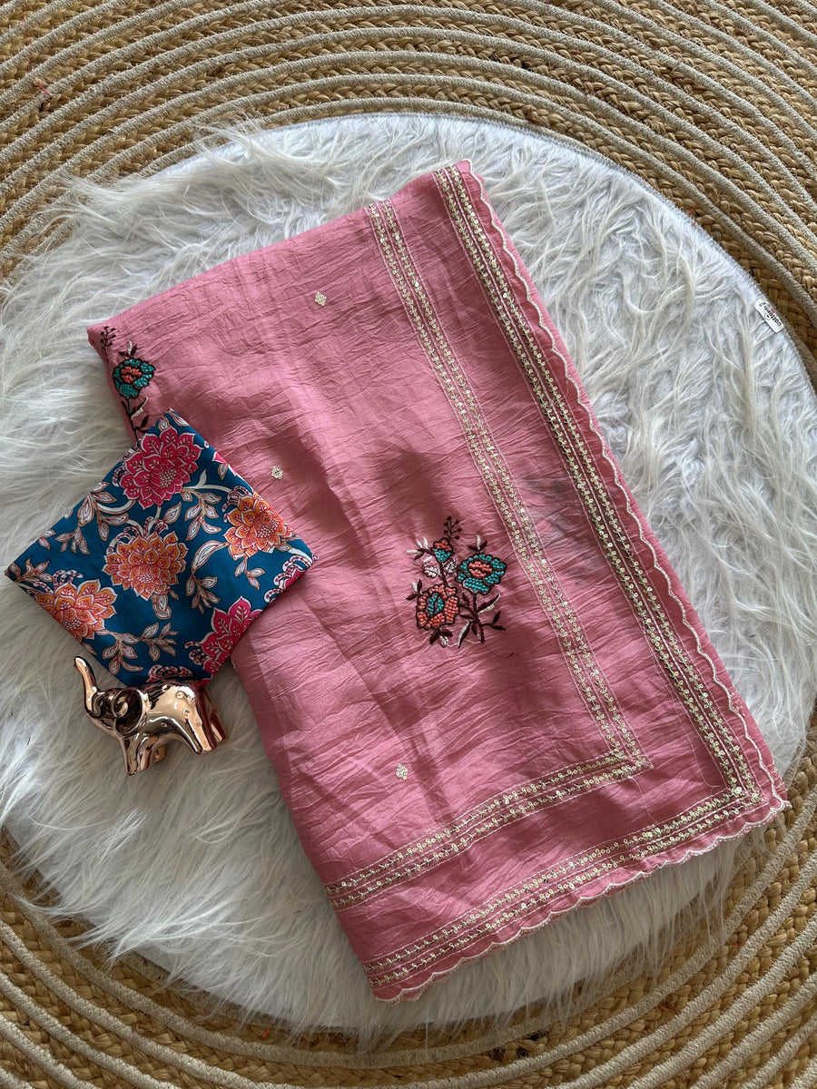 Star georgette saree