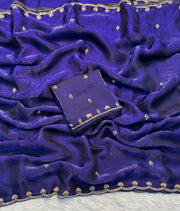 Fancy Space Silk Fabric SareE