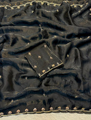 Fancy Space Silk Fabric SareE