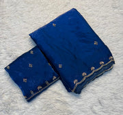 Fancy Space Silk Fabric SareE