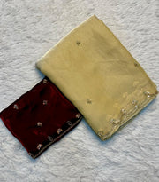 Fancy Space Silk Fabric SareE