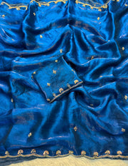 Fancy Space Silk Fabric SareE