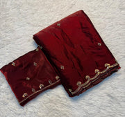 Fancy Space Silk Fabric SareE