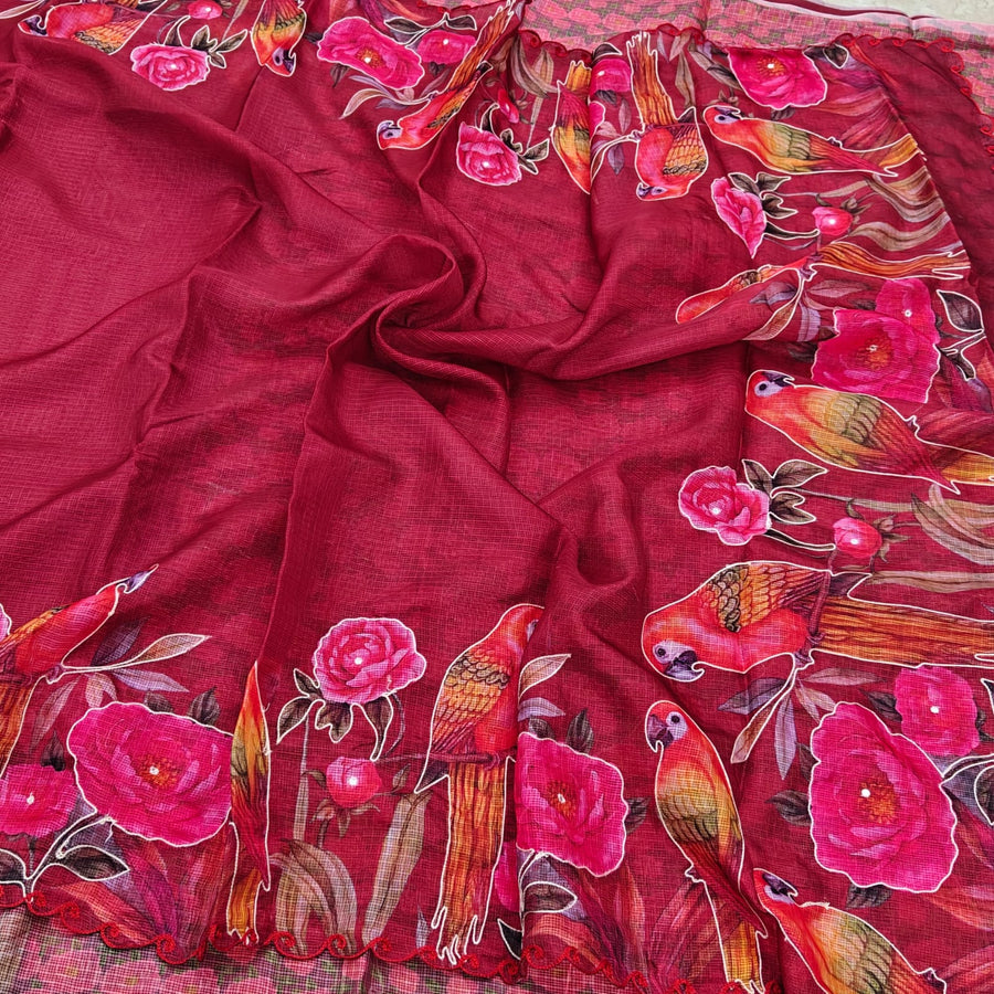 Elegant Soft Silk Kota saree