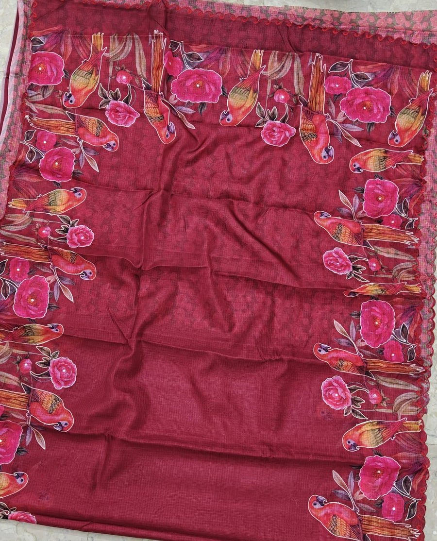 Elegant Soft Silk Kota saree