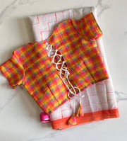 premium linen saree