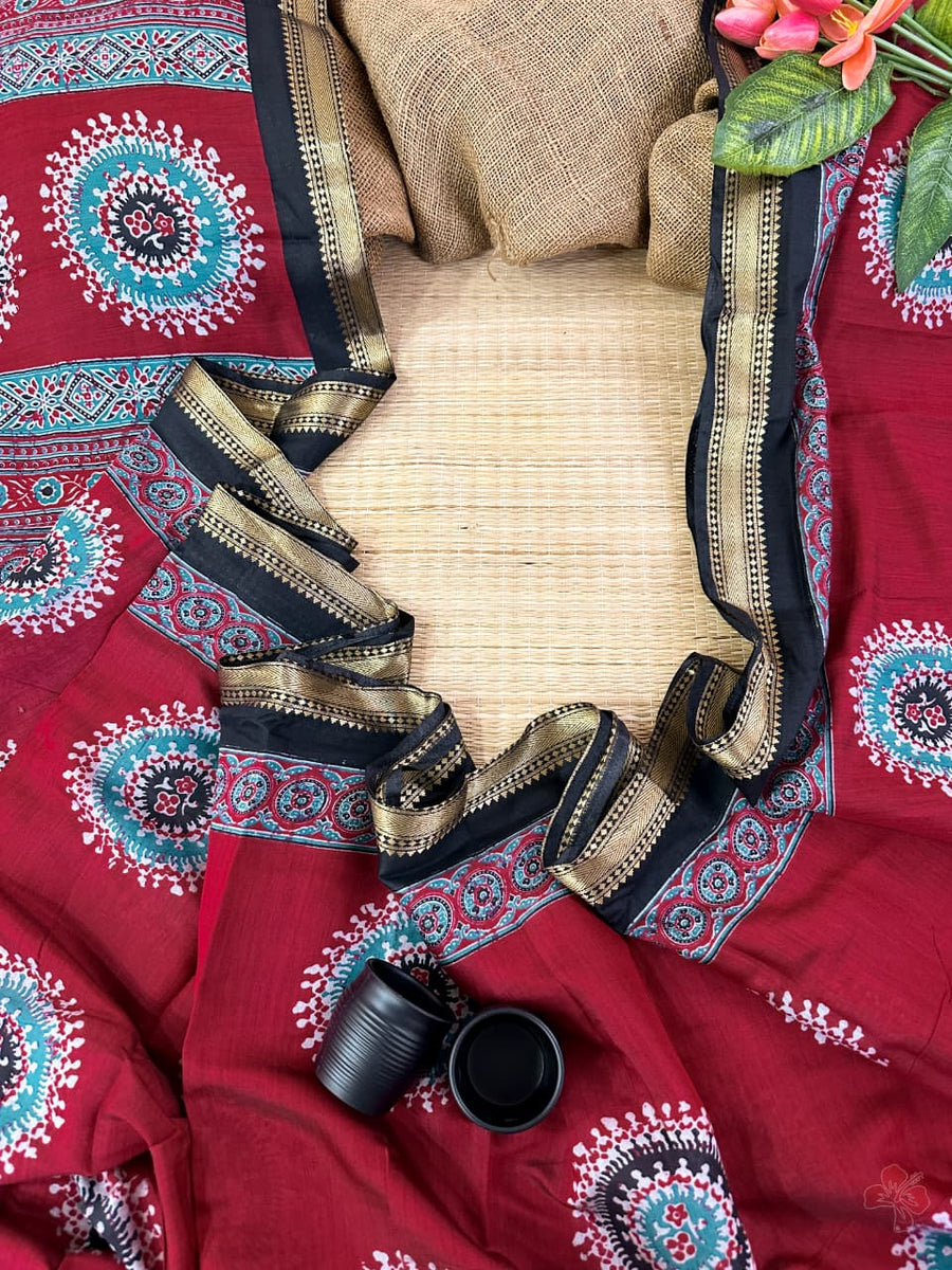 Premium Mangalagiri viscose printed mul silk cotton sarees