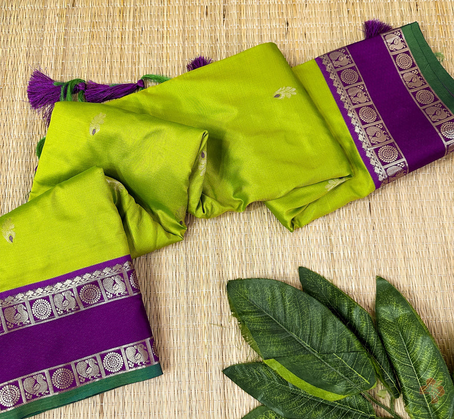 Premium semi kanjivaram soft silk