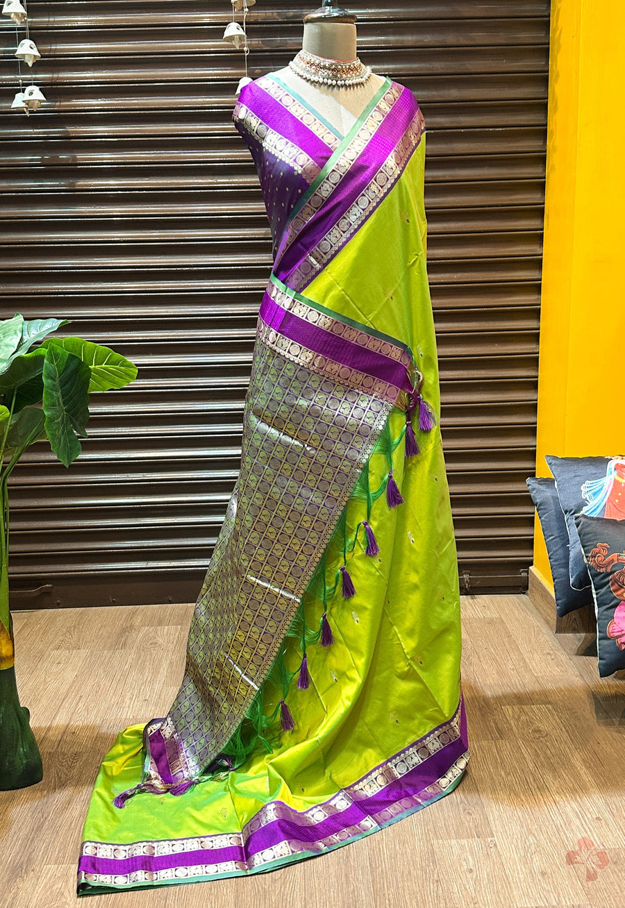 Premium semi kanjivaram soft silk
