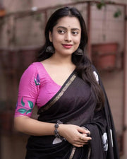 Elegant mul cotton saree