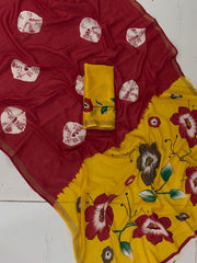 Elegant mul cotton saree