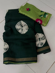 Elegant mul cotton saree