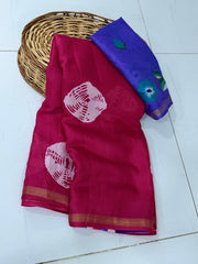 Elegant mul cotton saree