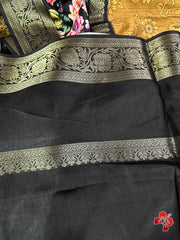 Tussar silk saree