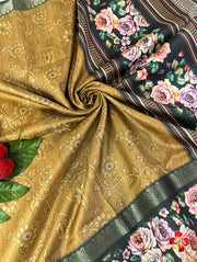 Tussar silk saree