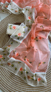 Premium hand-painted Kota Doria sarees