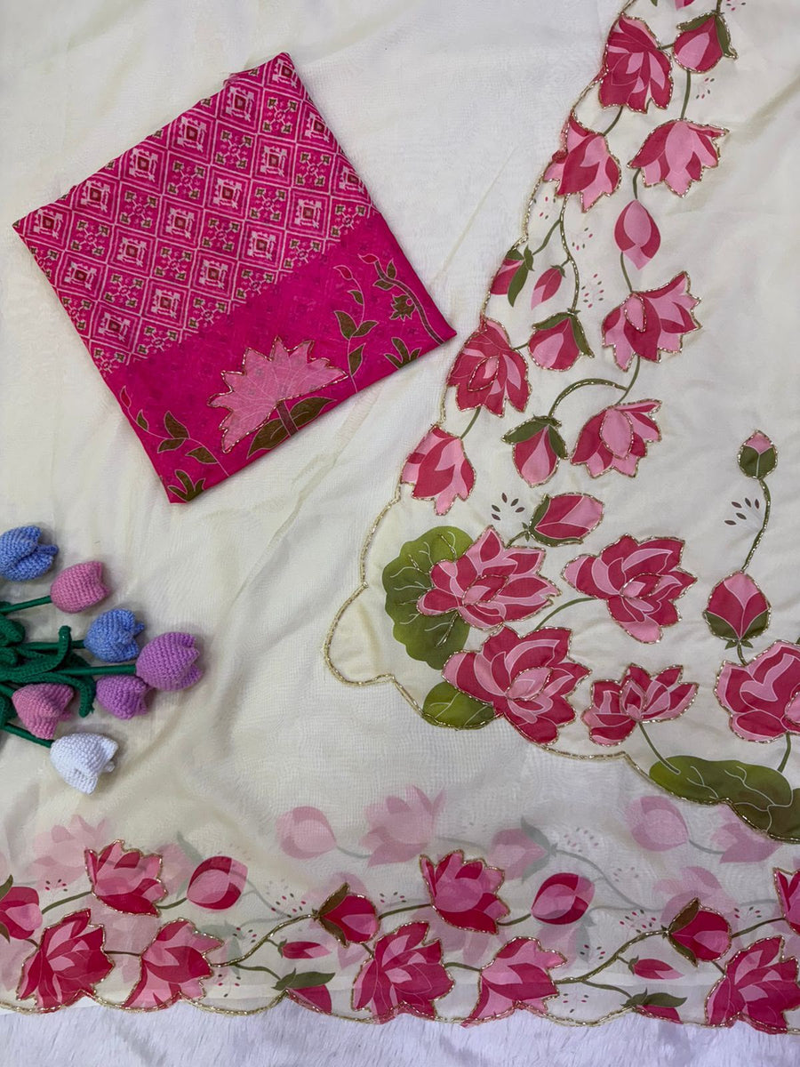 Pure tebi silk saree