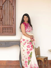 Pure tebi silk saree