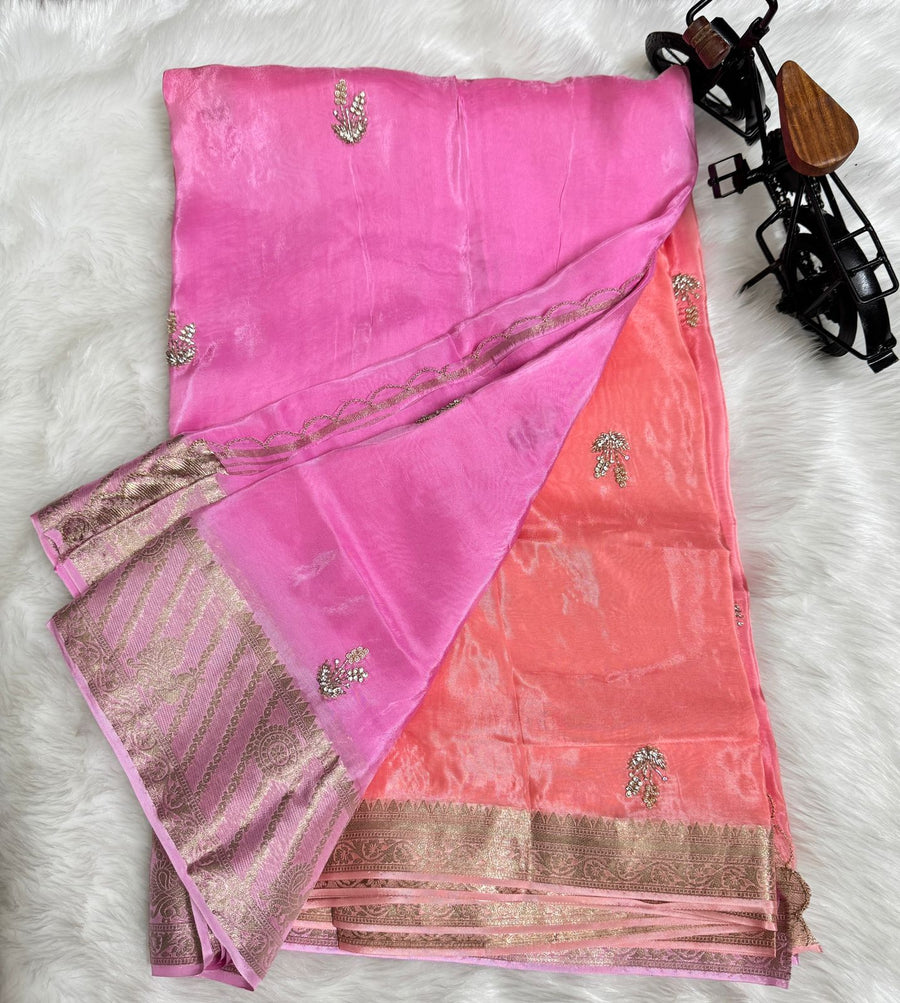 Satin Creepe Sarees