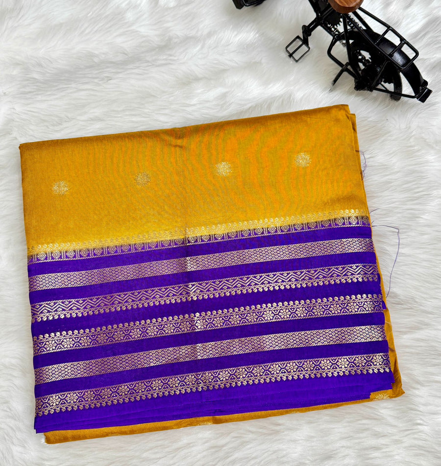 Vintage Semi Gadwal sarees