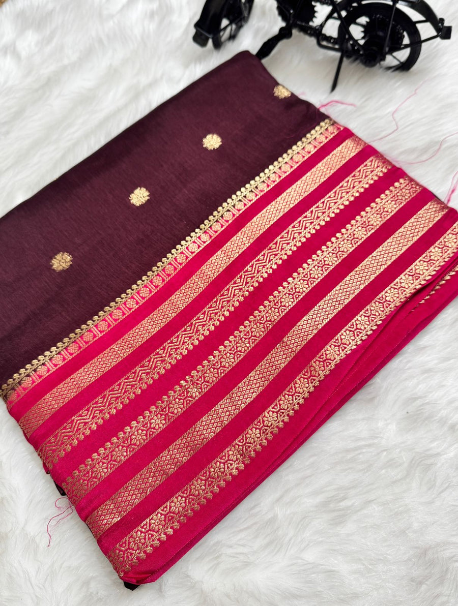 Vintage Semi Gadwal sarees