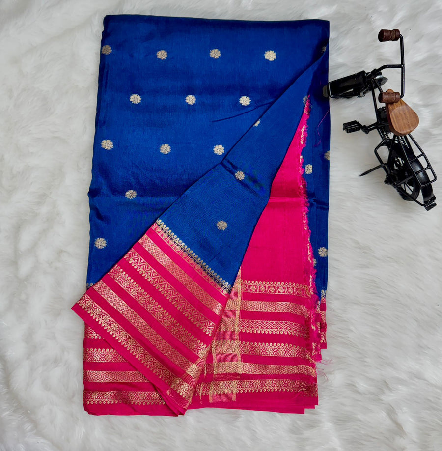 Vintage Semi Gadwal sarees