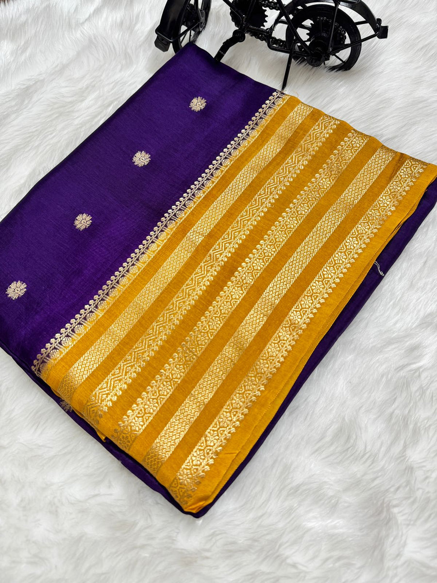 Vintage Semi Gadwal sarees