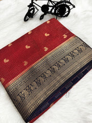 Beautiful vintage semi Gadwal sarees