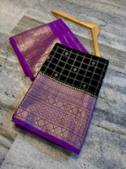 Premium semi chinya silk fabric
