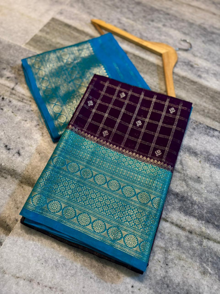 Premium semi chinya silk fabric